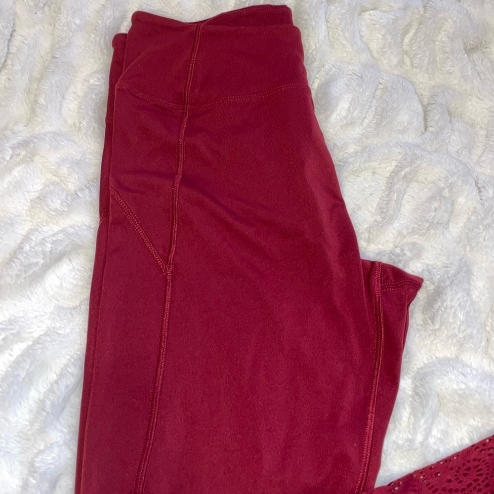 PINK Victorias Secret Sport Lace Leggings - Picture 3 of 10